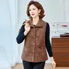 Ropa de madre primavera y otoño chaleco fino de solapa ropa para mujeres de mediana edad y mayores talla grande holgado moderno elegante chaleco superior capa para hombros