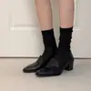 Temporada de Primer Encuentro~Estilo retro británico, casual y moderno, mocasines fáciles de usar para ir al trabajo, planos cómodos versátiles para mujer con punta profunda