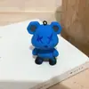 Pingente de chaveiro urso camaleão colorido criativo feminino fofo para casal pingente de bolsa ornamentos requintados de desenho animado