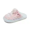 Pantuflas de Algodón con Licencia Oficial de Sanrio 2026 Nuevas Otoño/Invierno Zapatos de Casa para Interior Calientes Antideslizantes para Mujer