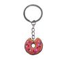 DUNKIN DONUTS donut chaveiro pvc cola flexível chaveiro pingente acessórios chave diy pingente acessórios