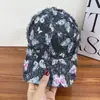 Boné de Baseball de Renda Borboleta Novo de Verão para Mulheres, Boné Viseira de Proteção Solar Versátil Doce da Moda, Estilo Coreano