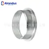 Anillo de Montaje para Salida de Aire Redonda de Hierro Pieza de Montaje Conector Accesorios de Instalación para Salida de Aire