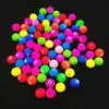 Atacado do Fabricante Contas Redondas Acrílicas Pintadas por Spray Contas de Borracha Fluorescentes com Furo Reto Acessórios para Joias DIY Materiais para Miçangas Artesanais