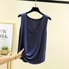 Camisola de Modal Plus Size para Mães Plus Size, Camiseta Íntima de Algodão Puro com Caimento Solto, Exclusiva para Mulheres Plus Size