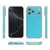 Adecuado para iPhone 18 Pro Max Funda de Teléfono Móvil de Acrílico Transparente Apple TPU+PC Anticaída Dos en Uno Alta Transparencia Funda Dura