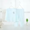 Pijama Infantil, Algodón Puro, Conjunto de Shorts de Manga Corta para Niños, Delgado de Verano, Ropa de Casa para Bebés Niñas, Ropa de Aire Acondicionado para Niños Pequeños y Medianos