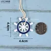 Decoración DIY Mediterránea Colgantes Pequeños Mini Decoraciones de Pared Creativas Accesorios Hechos a Mano Flotador de Pesca Ancla Adornos Colgantes para Jardín de Infancia