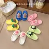 Pantuflas infantiles de EVA diseño de tortuga para niños y niñas, calzado de verano para exteriores, sandalias antideslizantes de suela suave para interior y exterior, antideslizantes de verano