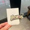 Lindo conjunto de horquillas para gatito y cachorro clip para flequillo de pelo lateral nuevo clip para el pelo clip de gato par de horquillas