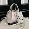 Bolsa de balde da moda popular transfronteiriça 2026 para mulheres, nova bolsa de mão retrô de nicho versão coreana, bolsa texturizada para o dia a dia para mulheres