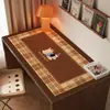 Tapete de Mesa Maillard Impermeável e à Prova de Poeira Tapete de Proteção para Mesa de Escritório Mouse Pad Grande para Computador Pano para Mesa de Estudo