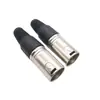 Venta directa etapa de equilibrio de cabezal Canon de 4 núcleos cabezal Canon (XLR) enchufe mezclador de audio de micrófono cabeza macho cabeza hembra