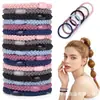 Diadema europea y americana transfronteriza diadema de pelo alta elasticidad funda de cuero Amazon AliExpress LAZADA cuerda para el pelo accesorios para el pelo cuerda para el pelo trenzada