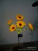 Luz Solar para Césped, Luz de Girasol, Luz de Flor Artificial, Luz de Luciérnaga Brillante, Luz de Suelo para Paisaje de Villa, Patio, Jardín