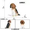 Modelos de Animales Realistas: Doberman, Golden Retriever, Perro de Peluche, Husky, Collie - Adornos para Coche y Juguetes para Niños