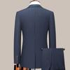 Traje Rayado Laishbert Traje Slim para Hombre Estilo Coreano Traje de Boda de Novio Traje de Padrino Traje