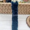 Nueva Cinta de Adorno de Piel de Visón Blanco y Negro Azul de 3 cm para Ropa, Zapatos, Sombreros, Bolsos, Encaje Decorativo Accesorios DIY
