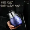 Copo Térmico Cabaça de Lingote Revestida de Titânio Separação de Água e Chá Copo Térmico para Três Bebidas Copo Térmico para Chá Cozido Conjunto de Chá Copo Térmico