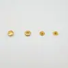 688 Cobre Puro 8mm Cuatro Botones Tres Piezas Cartera para Jeans Ropa Redonda Mini Pequeña Hebilla Oculta Hebilla Femenina Accesorios