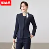 Ropa de trabajo entallada para recepción de hotel, uniformes de atención al cliente, trajes profesionales para mujer otoño 2026 venta al por mayor