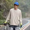 Camiseta Ligera de Manga Larga para Hombre Serie de Deportes Urbanos 2026, Nueva Ropa Deportiva de Exterior para Primavera