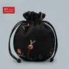 10YJGZ Bolsa de Seda Bordada com Cordão para Frutas de Canto Arredondado Bolsa para Joias Bolsa para Relíquias Culturais Bolsa de Noz Bolsa para Contas de Oração Bolsa de Estilo Antigo