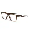 2021 Nuevo Marco Completo de Tr90 para Hombres Gafas Deportivas para Ciclismo para Miopía Lentes Planos Marco Cuadrado a Cuadros 7809