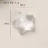 Accesorios de resina de dibujos animados para manualidades con purpurina fina, pinzas para el pelo de crema de cinco estrellas, fundas de teléfono, hebillas de zapatos, llaveros, colgantes