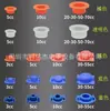 Jeringa Dispensadora Estilo Americano Pistón Tapa Trasera Tapón Barril de Almacenamiento de Pegamento Jeringa de Pasta de Soldar Juego de Cuatro Piezas Lote de Muestras de Pegamento