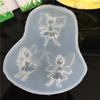 Espelho 3 até mesmo príncipe abelha princesa cola molde de silicone criativo DIY acessórios para patch de capa de celular ferramentas de acessórios