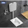 Banheiro de agachar para jardim de infância tanque de água cor infantil desenho animado maçã urso pinguim Nusby tanque de água com acionamento por indução cerâmico