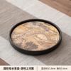 Guochao Bandeja de Chá Absorvente de Água de Secagem Rápida Cerâmica Bandeja Seca para Bolhas Tamanho Pequeno Mesa de Chá Acessórios para Conjunto de Chá Kung Fu
