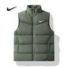 Chaleco de algodón con cuello impermeable y resistente al viento para otoño e invierno, chaleco de color sólido para hombre, chaleco informal cálido, chaqueta deportiva sin mangas a la moda