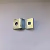 Codo de plancha de pelo 90 grados soporte de plancha de pelo abrazadera de fijación soporte con forma de H galvanizado soporte con forma de Z soporte galvanizado en caliente