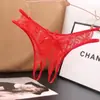 Calcinha Sexy de Renda Transparente com Abertura no Gancho para Mulheres, Tanga Erotica Oca Quente e Picante, Lingerie Erótica de Cintura Baixa Transfronteiriça para Mulheres