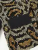 Comércio Exterior Transfronteiriço Roupas Infantis Outono 2025 Novo Conjunto de Blazer com Lapela Lantejoula Estampa de Leopardo para Meninos Roupa Formal Infantil