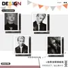 Cartão Polaroid Cai Xukun Foto Escura Coleção de Periféricos Cartão Pequeno Folha Destacável Embalado Individualmente