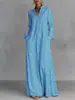 Transfronterizo Europeo y Americano 2026 Sitio Independiente Y2 Moda para Mujer Cuadros Holgado Adelgazante Largo Above-The-Knee Vestido Camisa Casual
