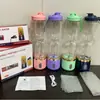 Exprimidor de doble taza transfronterizo portátil recargable pequeño taza de exprimido automático casera multifuncional taza de jugo de seis cuchillas