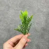 Madeira perfumada folhas plantas verdes artificiais guarnição para bebidas decoração de bolos para assar flores e plantas comida ocidental comida japonesa montagem de pratos diy