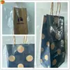 Bolsa à prova de chuva para viagem bolsa de mão com proteção impermeável sobremesa café saco de papel embalagem de capa de chuva dia chuvoso
