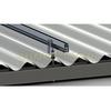 Telha de Aço Colorido Distribuída Telhado Solar Suporte de Liga de Alumínio Clipe para Telha de Junta Vertical Instalação Painel Solar