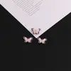 Estilo Chino Doble Cara Mariposa Color Degradado Goteo de Aceite Aleación Colgante DIY Pulsera Hecha a Mano Pendientes Accesorios para el Cabello Material Accesorios