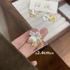 Novos Brincos Super Brilhantes Estilo Francês de Luxo Leve com Laço e Pérolas para Mulheres 2026, Brincos de Tarraxa Doces da Moda Estilo Chanel