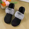 Novedad Otoño e Invierno 2026 Botines Cortos Versátiles de Punta Redonda con Textura Mate y Forro de Felpa, Botas de Moda de Corte Bajo para Mujer