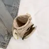 Bolso cruzado de moda de tela lavada estilo nuevo transfronterizo, bolso pequeño de un solo hombro para teléfono, mochila pequeña portátil para deportes al aire libre y correr