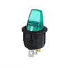 Interruptor redondo de 12V com LED iluminado, operado por polegar, de cabo longo, modificação de carro com alça, interruptor em forma de barco, interruptor basculante KCD1