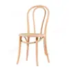 Conjunto de cadeiras de jantar em madeira maciça cadeira vintage cadeira de restaurante americano francês com encosto casa comercial cadeira de rattan trançado de rattan
