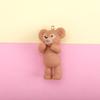 Llavero colgante de oso creativo y lindo, conejo Stella, oso, muñeca hecha a mano DIY, parche creativo para teléfono móvil